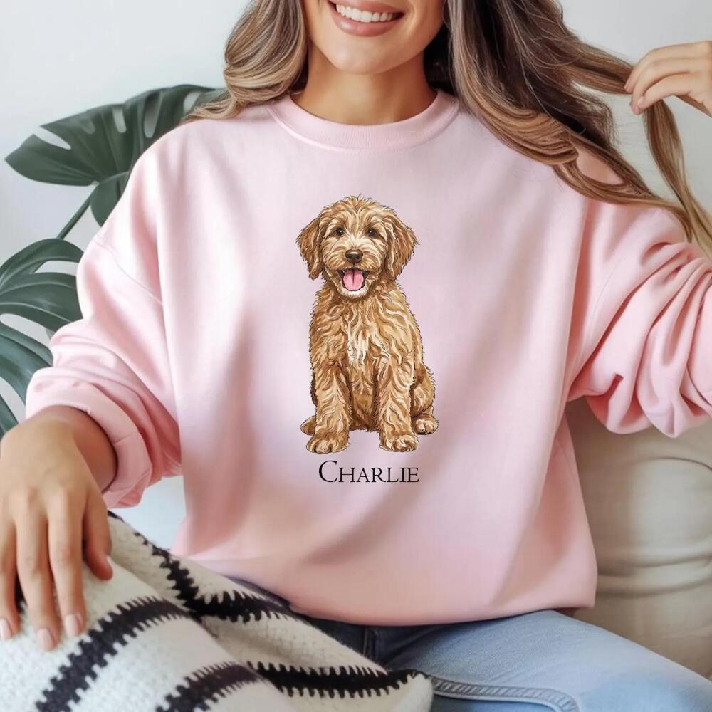 Personalized Sweatshirt With Photo, Custom Pet Dog Cat Shirt